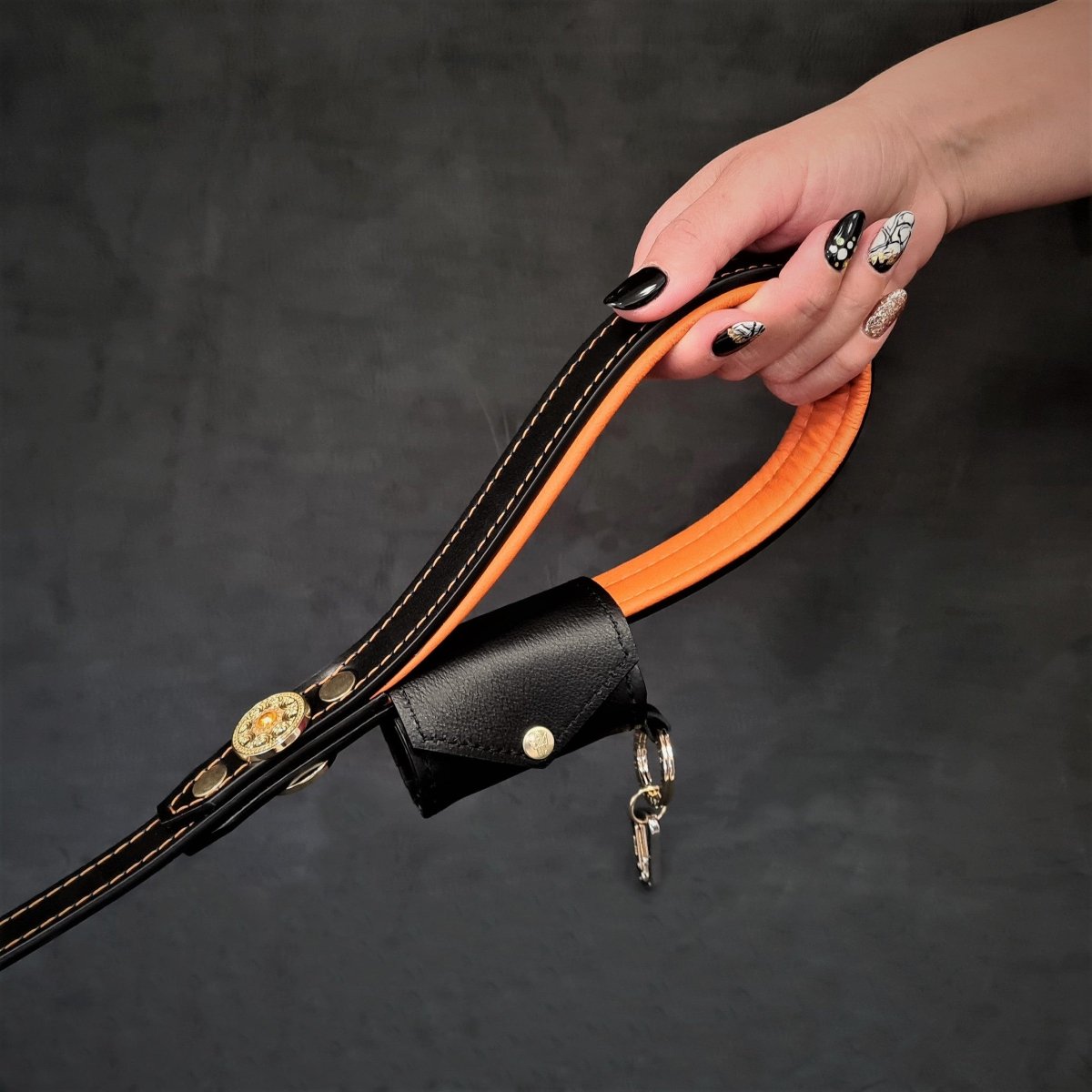 Bestia Designer Poop Bag Holder - LeashLux Pet Co